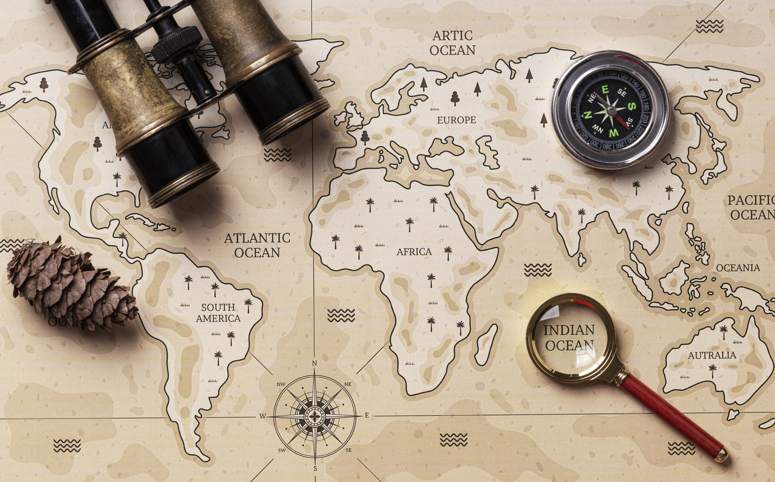 Ilustración de la carrera de Geografía